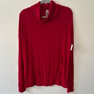 Go Couture Turtleneck Banded Sweater